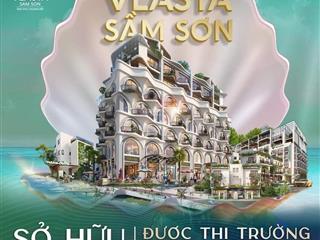 Chính chủ cần bán khách sạn 8 tầng mặt biển dự án vlasta  sầm sơn, sổ đỏ lâu dài. giá đầu tư