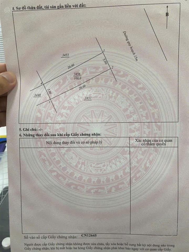 Chỉ 18 tr/m2 bán 2 lô đất nền lk29  07,08 kđt việt hàn(phổ yên) sổ đỏ lâu dài đối diện kcn samsung