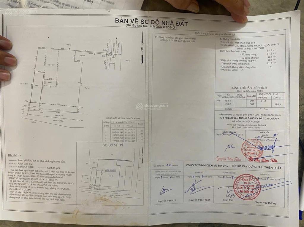 Chính chủ bán đất mặt tiền hẻm 148 tây hòa, đường thông, khu dân cư hiện hữu. ngang 4x 15 giá 5tỷ9
