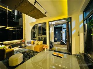 Bán nhà mới phú nhuận  ngang 6.8m  nội thất cao cấp  4 tầng 39m2  sát mặt tiền