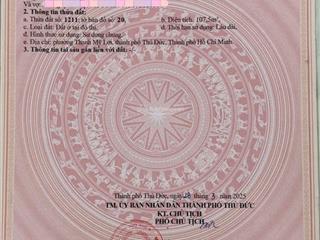 Chính chủ, em cần bán 107.5m đất mặt tiền nguyễn văn kỉnh, phường thạnh mỹ lợi, tp. thủ đức, hcm