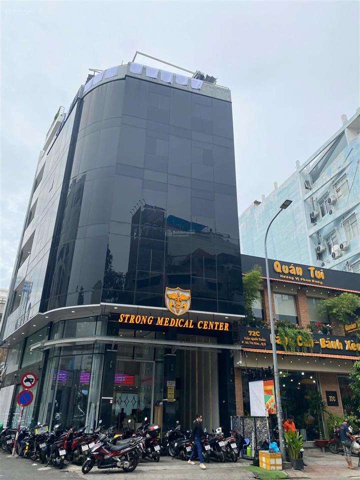 Toà nhà góc 2 mặt tiền hoàng văn thụ phú nhuận, 250m2(10x25) dts 2000m2 hầm + 8 tầng, hđt 4.8 tỷ