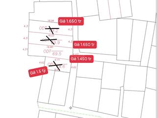 Giảm sốc từ 1,65 tỷ còn 1,45 tỷ đất đồng kỵ sổ riêng, xây luôn