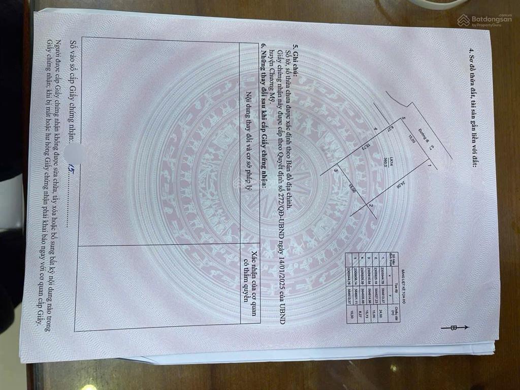 Chủ cần bán gấp lô đất 360 m2 full thổ cư  mặt view hồ vị trí đắc địa