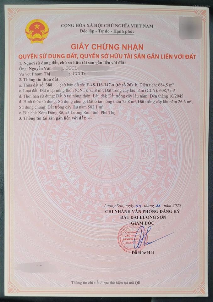 Em cần bán gấp 102m  mặt trục chính liên xã nhuận trạch  đất sát với khu dự án drem ner