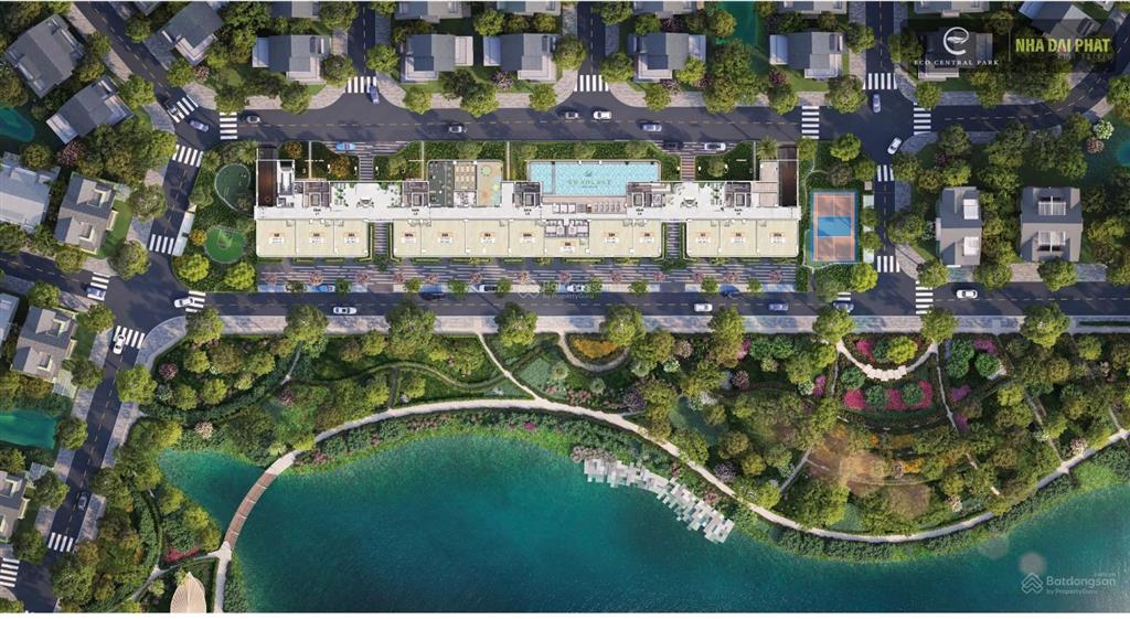 Căn hộ cao cấp 2 phòng ngủ ven hồ thiên nga eco central park