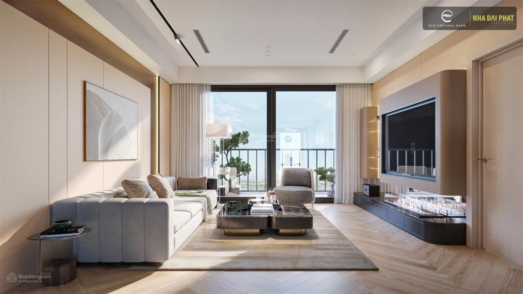 Căn hộ cao cấp 2 phòng ngủ ven hồ thiên nga eco central park