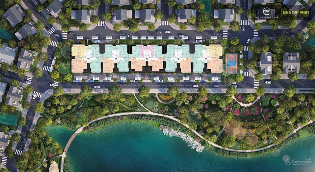 Căn hộ cao cấp 2 phòng ngủ ven hồ thiên nga eco central park