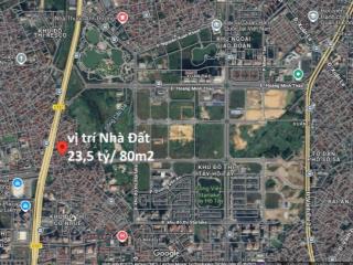 Đất mặt phố trần cung, sổ vuông vắn, mt 4.5m, đường 13,5m, phù hợp xây văn phòng, 23.5 tỷ/ 80m2