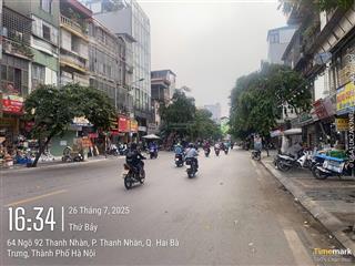 Bán nhà tầng 1 mặt phố thanh nhàn 185m2 mặt tiền 18m, vỉa hè rộng thuận tiện kd, tuyến phố sầm uất