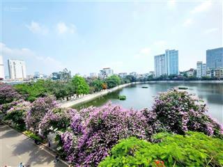 Cho thuê nhà mặt phố phạm huy thông mặt tiền 7m, dt 100m2 x 4m, giá 60tr/tháng, view hồ,mọi nô hình
