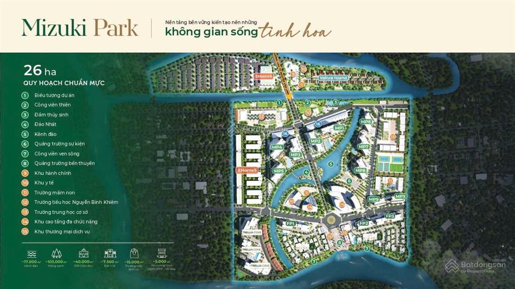 Bán shophouse mizuki mặt tiền trục chính, sẵn hợp đồng thuê 22 triệu