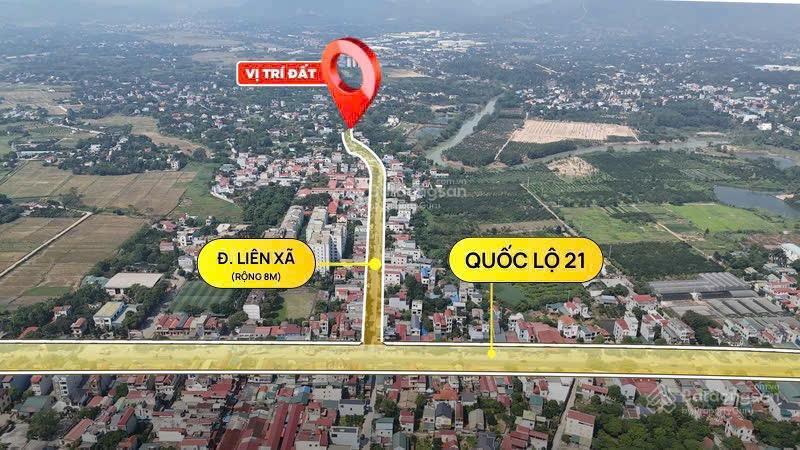 Bán đất 256m2 tại đường 21, xã thuỷ xuân tiên, chương mỹ, hà nội, giá 4,1 tỷ