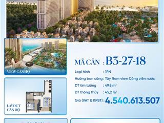 Bán căn hộ cao cấp blanca city vũng tàu sun group. 1pn chỉ 4,5 tỷ.  0777 066 ***