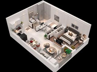 Bán căn hộ 1pn maison grand phú mỹ hcm giá chỉ 1 tỷ 636 triệu.  thành dic 0777 066 ***