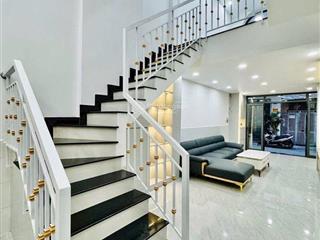 Nhà mới 4tầng, 4,1x13m. hxh 5m thông ngay đại học văn lang, nguyễn thái sơn, p5, gò vấp. chỉ 6tỷ990