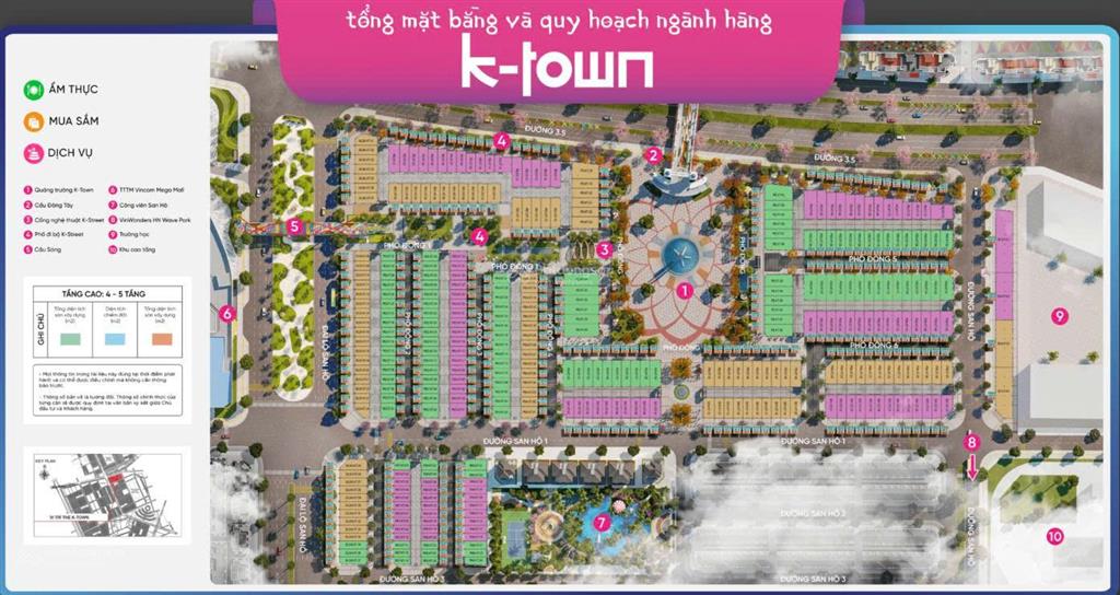 Bán shophouse ktown mega grandworld hà nội vinhomes ocean park 2 trung tâm cạnh vincomaeonvenice