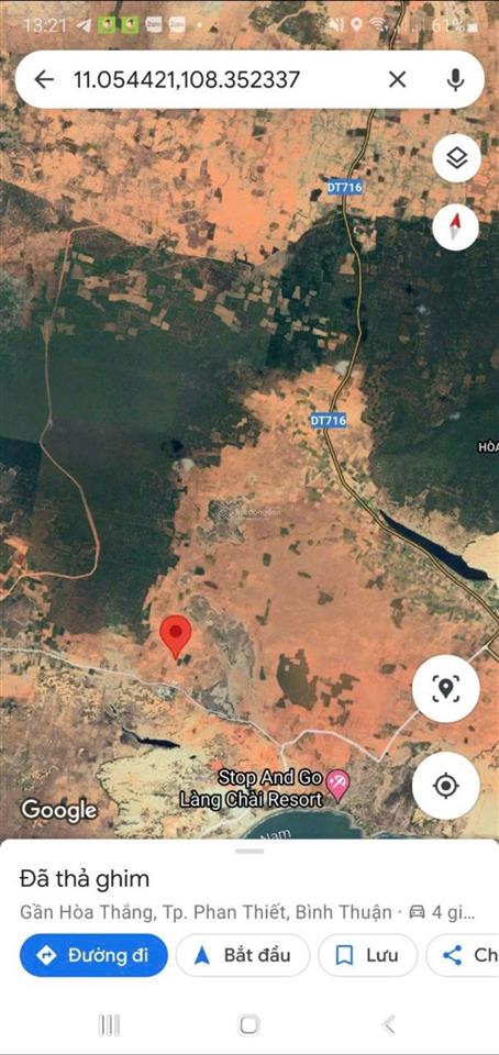 Chính chủ bán đất 8000m2 gần biển hòa thắng, bắc bình. cách biển 3km. giá tốt. đường xe tải