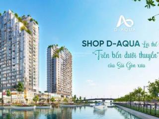 Bán căn góc shophouse d aqua, 93m2, có 34 căn, giá 61 tr / m2,  booking 0901 425 *** oanh