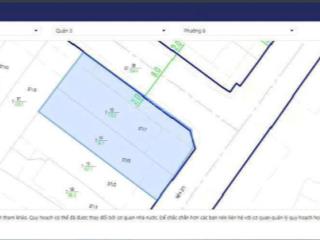 Bán lô đất góc 2 mặt tiền hxh hai bà trưng quận 3, dt 240m2 (11x22m) gpxd hầm+5 tầng giá 88 tỷ