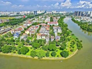 Cho thuê villa đơn lập kdc sadeco ven sông 6pn, dt 12x18m, view trực diện sông & công viên, quận 7