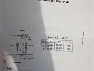 Chính chủ bán đất đường long thuận  phường long phước quận 9