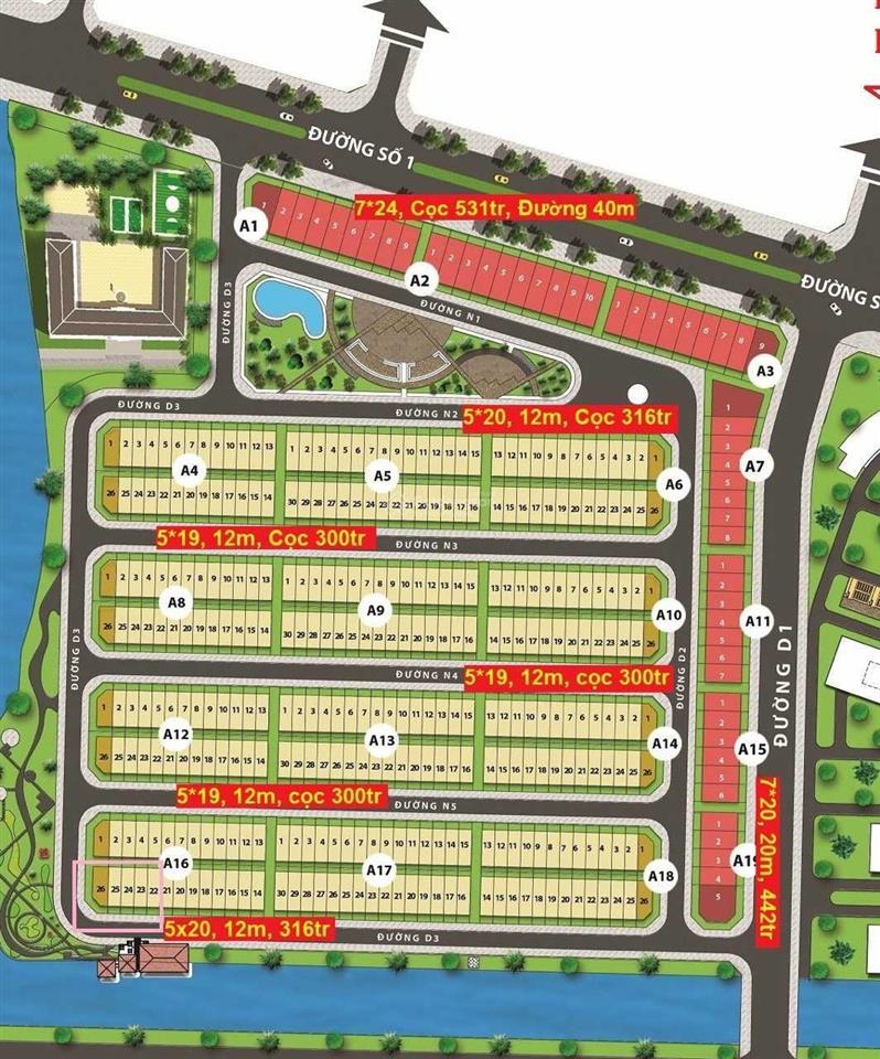 12 tỷ/dt 168m2. lô shophouse giá tốt nhất nhơn đức vph, cạnh 3 trường đại học lớn.  0986 766 ***