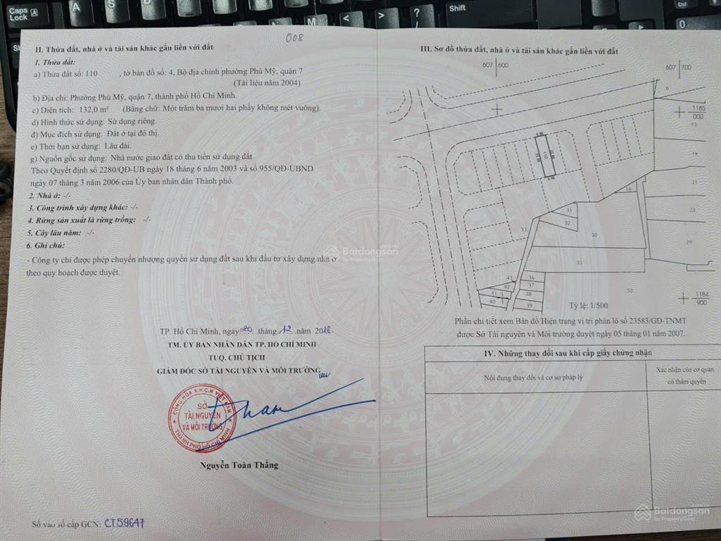 Cập nhật tháng 12, giá tốt nhất phú mỹ vạn phát hưng. diện tích 126m2  giá 18,5 tỷ.  0986 766 ***