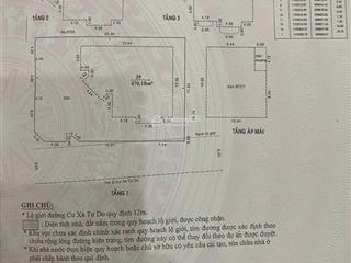 Bán biệt thự khu cư xá tự do, cách mạng tháng 8, dt 26.5m x 20m, dtcn 470m, 4 tầng giá 105 tỷ tl