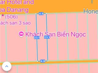 Bán 115m2 đất đang hót nhất tại đường loseby, sơn trà, đà nẵng. ngay biển mỹ khê
