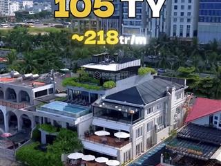 Tôi bán nhà 3 tầng mặt biển 480m2 võ nguyên giáp. đà nẵng. đang cho thuê 250 triệu/tháng