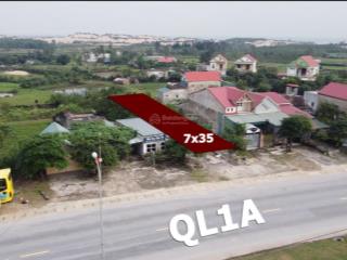 Quốc lộ 1a kỳ phương 7m x 35m giá chỉ 1,75 tỷ đón sóng vin và kỳ anh lên thành phố