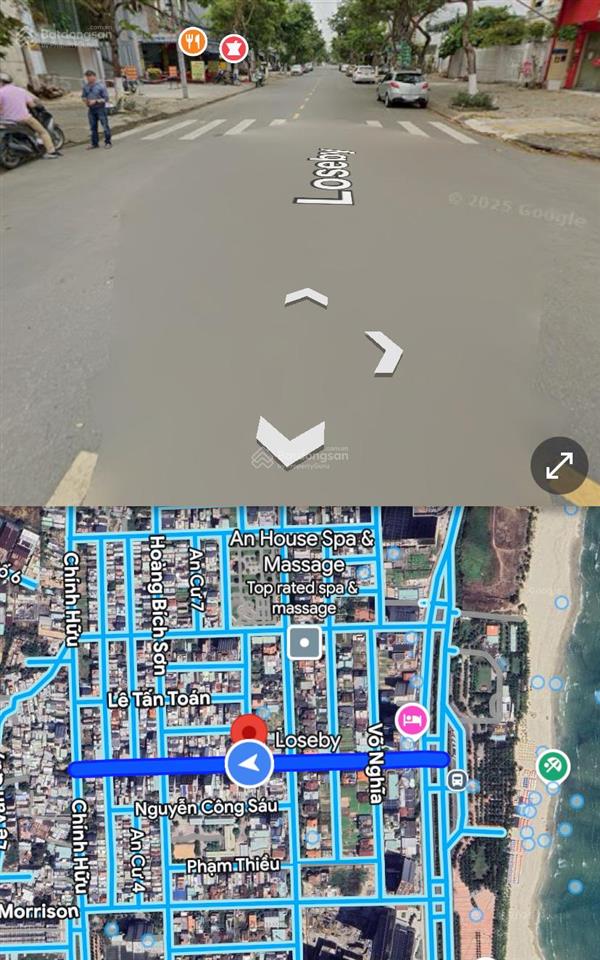 Bán đất mặt tiền đường 10m5 loseby trục thông thẳng ra biển ngang 5m  10m  15m