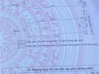 Bán nhà 3 tầng mặt tiền đường bàu hạc 2, gần nguyễn hoàng