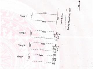 Bán nhà 4 tầng mặt tiền đường phan châu trinh