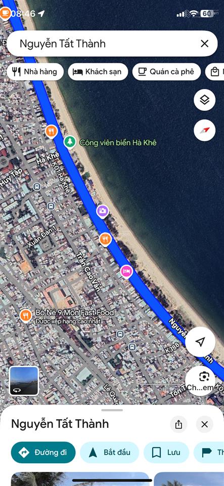 Bán cụm đất mặt tiền nguyễn tất thành ngang 10m