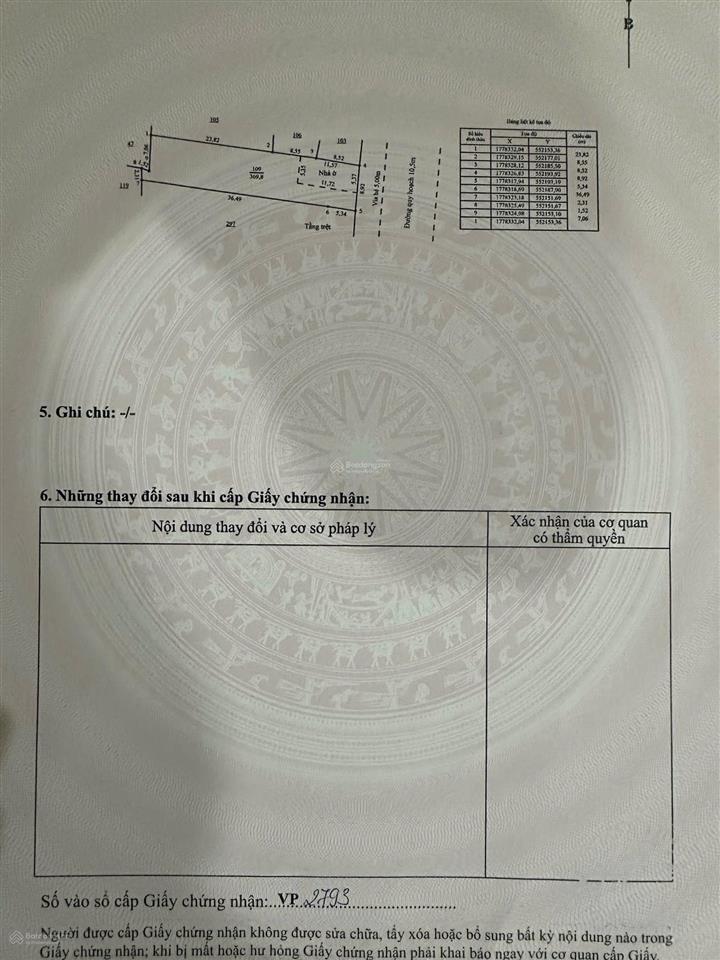 Bán đất mặt tiền đường 10m5 chính hữu ngang 9m  10m  12m  17m giá chỉ 100 triệu/m2