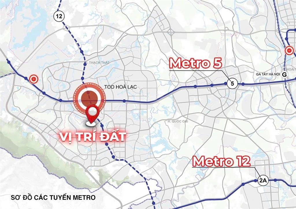 Lô góc 2 mặt tiền đất phú cát khu công nghệ cao hòa lạc giá rất tốt