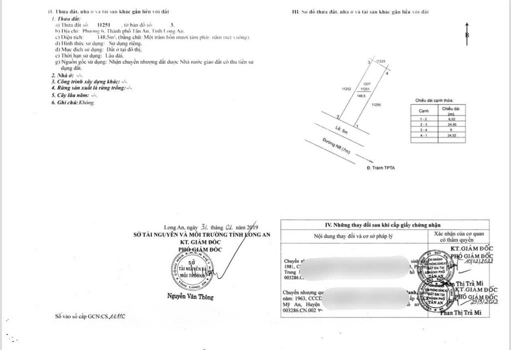 Cần bán lỗ 148,5m2 đất biệt thự gần aeon tân an. mặt tiền rộng 17m, giá chỉ 4tỷxx