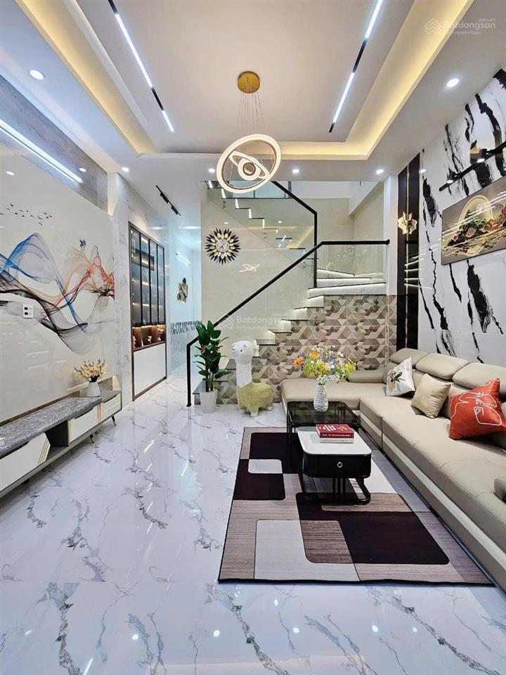 Ngộp bank gấp bán hxh nguyễn văn luông 48m2 4 tầng btct, 4 phòng ngủ, 3wc, cách mặt tiền 50m