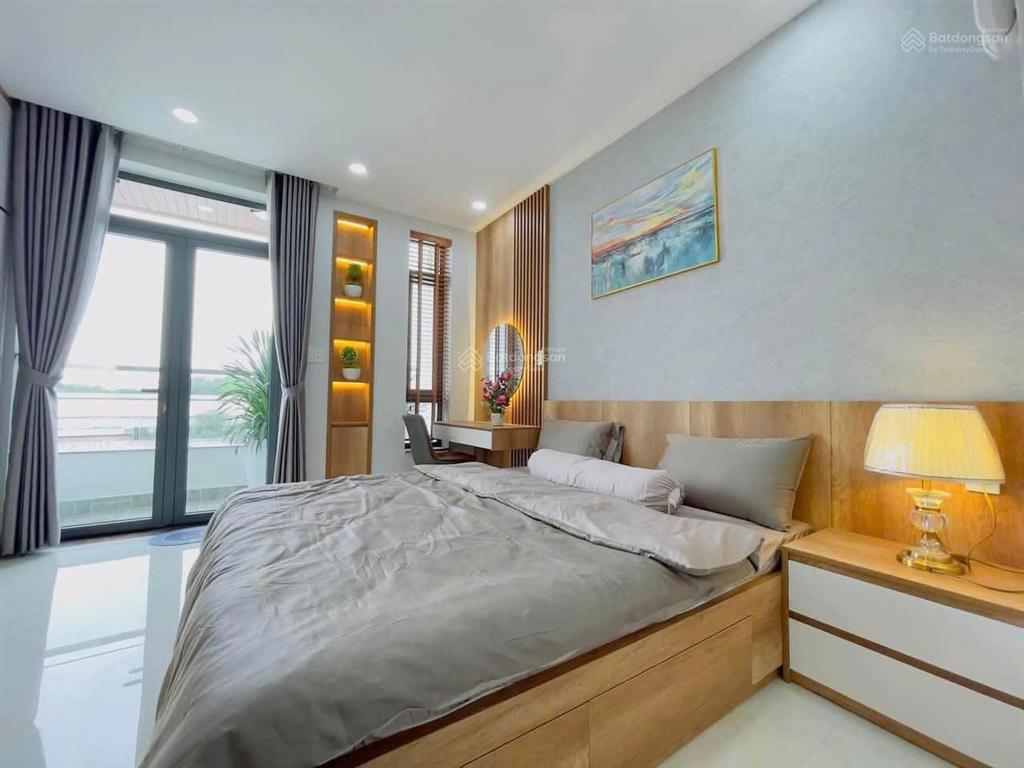 Xuất cảnh bán gấp nhà hồ học lãm, 72m2, 4 tầng btct, 4 pn, 4 wc, hẻm nhựa thông 8m, khu dân trí