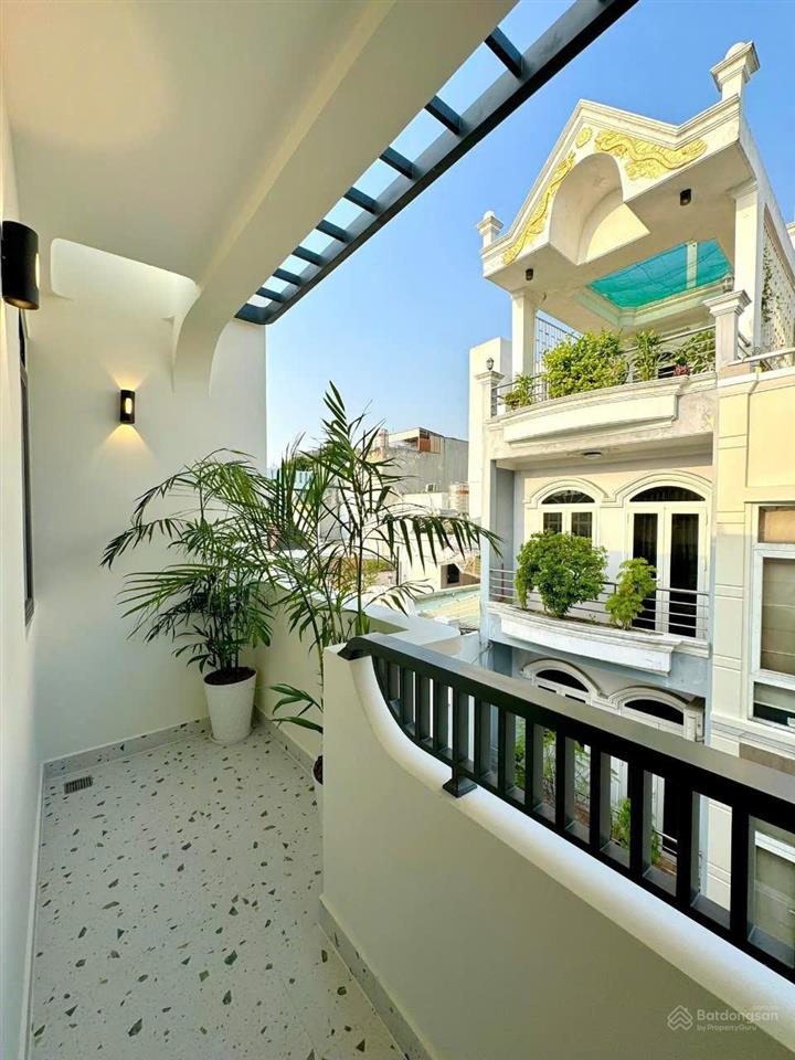 Nhà mới xây hxh 8m phạm phú thứ, 4 tầng btct, 4pn 4 wc, có sân thượng, gần chợ bình tiên,