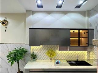 Nhà mới ở liền hậu giang 48m2 3 tầng btct 4pn hàng xóm thân thiện