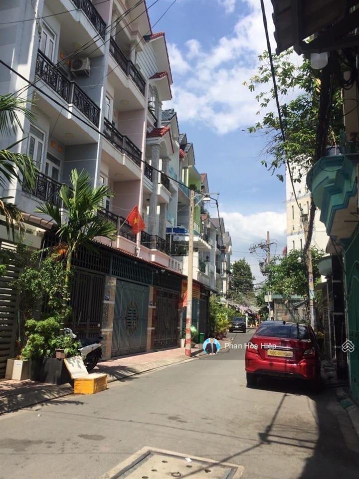 Nhà hxh mới xây nguyễn văn luông 48m2, 4 tầng btct, 4pn 5wc, có hẻm hậu sau nhà, ngay cv bình phú