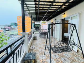 Cho thuê chdv 1pn penhouse 60m2 view bitexco ngay cô bắc cô giang. giảm 1tr/tháng
