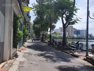Chủ xuất cảnh bán nhà mặt hồ, mặt phố mai anh tuấn dt 60m2 mặt tiền 5m sẵn 5 tầng, giá 27 tỷ