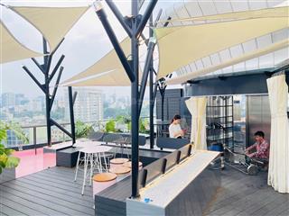Sang nhượng hoặc cho thuê bar rooftop  trần quang khải, 120m2 q.1. giá 90tr