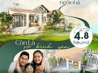 Sở hữu đất full thổ cư  đã sổ đỏ bảo lộc, chỉ với 450 triệu