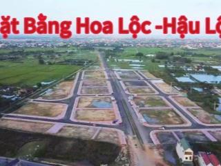 Bán đất mặt bằng hoa lộc, hậu lộc, thanh hoá