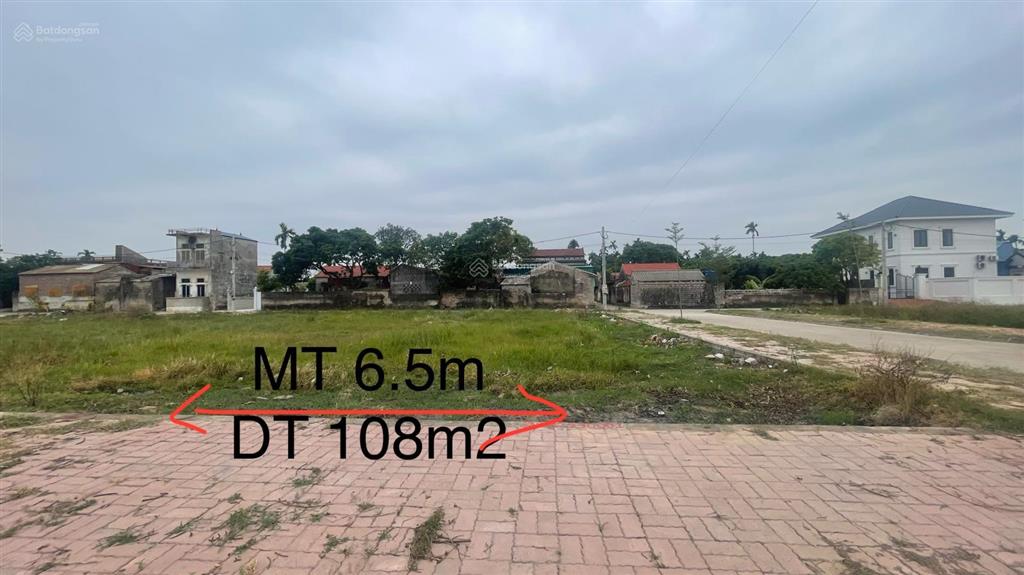 Chính chủ bán 100,8m2, mt 6.5m đất đấu giá thụy lôi, tiên lữ, hưng yên